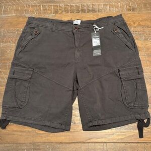Four Steeds Dark Grey Sz 18 Shorts Trousers Imperfection Discolor On Right Waist